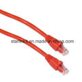 CAT6A Snagless Ungeschirmtes UTP Netzwerk Patchkabel 10 Gigabit Red